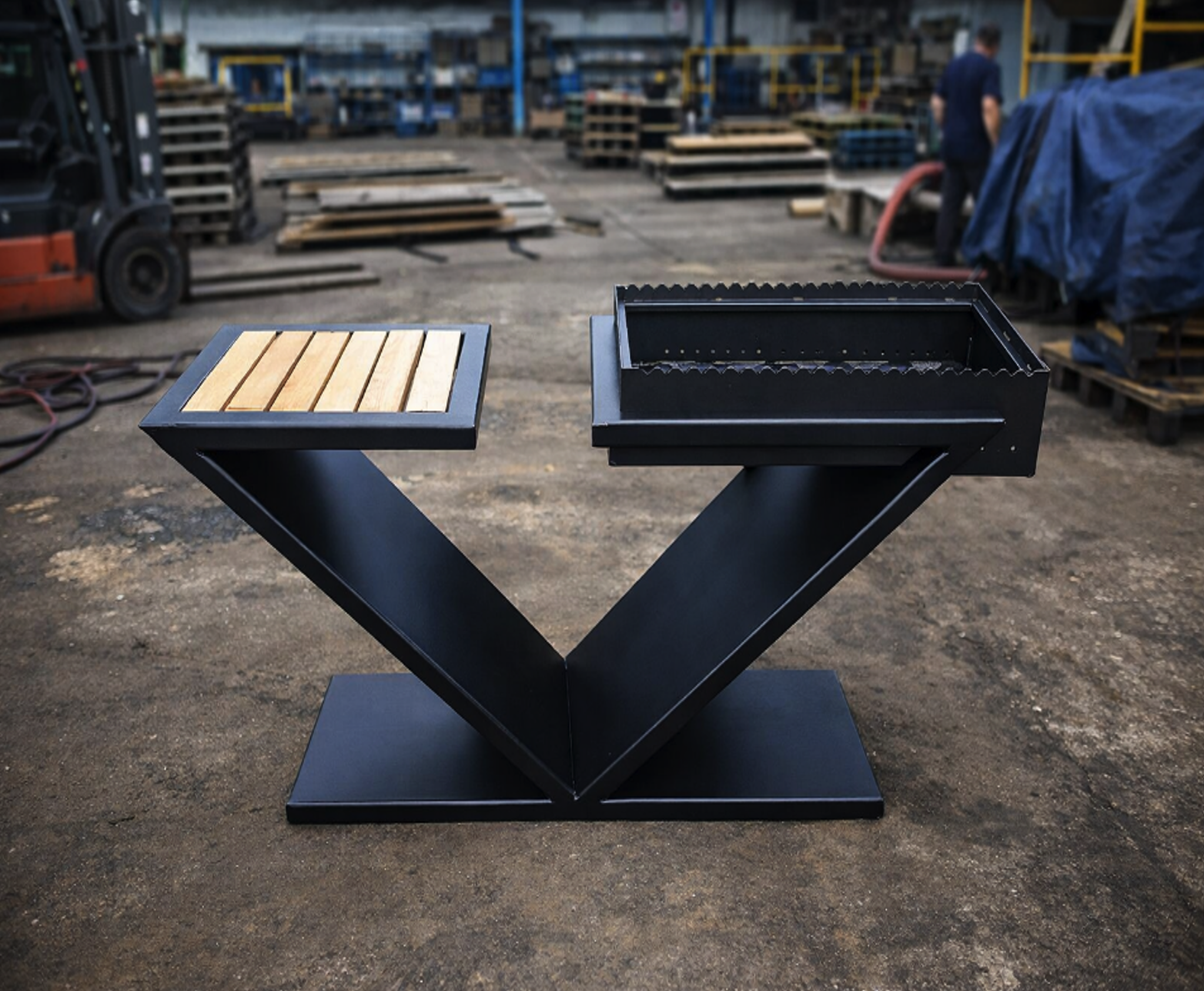 Мангал «Богатырский V-очаг»